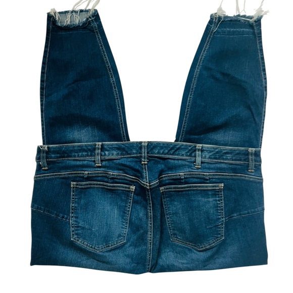 Torrid Bombshell Skinny Premium Stretch Dark Blue Denim Jeans - Picture 2 of 5